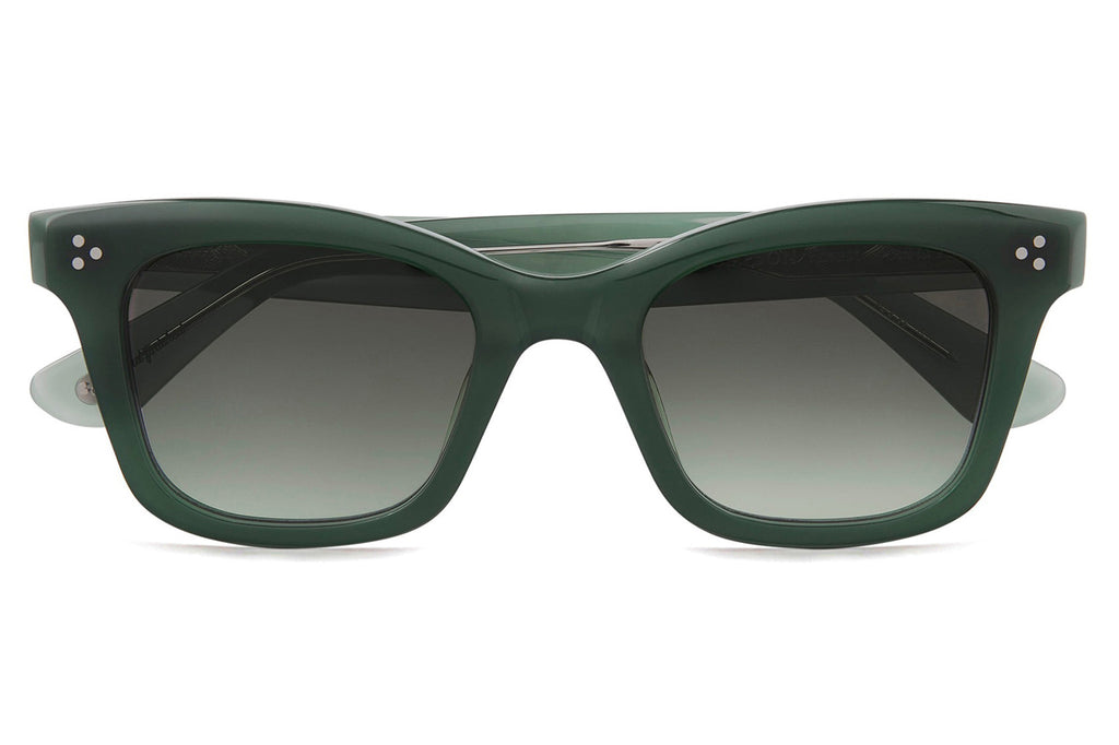 Garrett Leight - Thompson Sunglasses Forest with Blue Moon Gradient Lenses