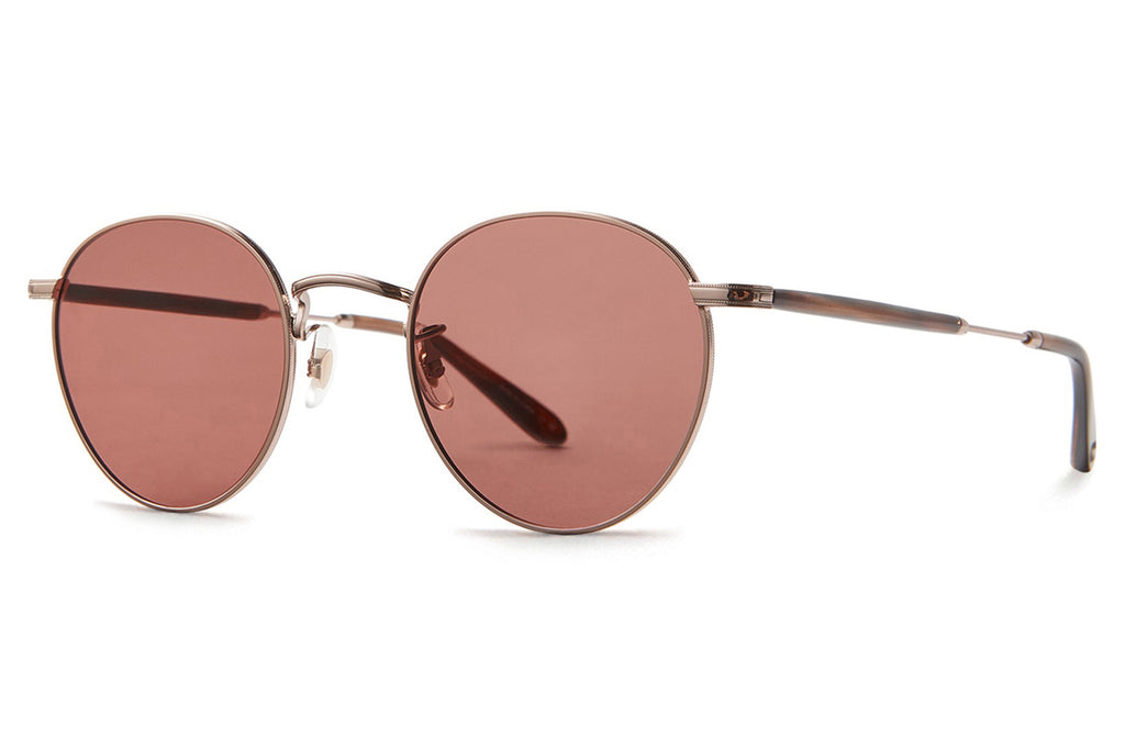 Garrett Leight - Wilson M Sunglasses Copper-Spotted Brown Shell with Semi-Flat Pure Rosewood Lenses