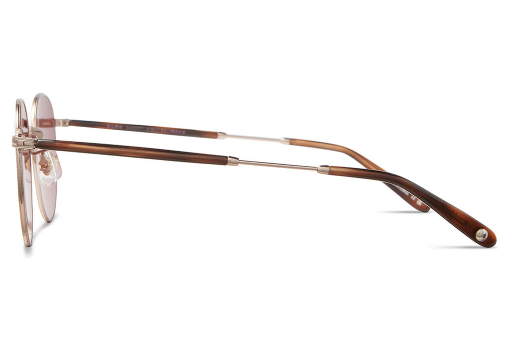 Garrett Leight - Wilson M Sunglasses Copper-Spotted Brown Shell with Semi-Flat Pure Rosewood Lenses