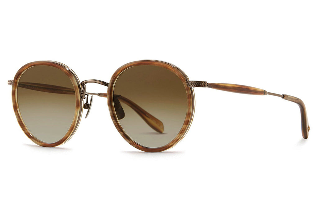 Garrett Leight - Wilson X Sunglasses Demi Blonde-Antique Gold with Semi-Flat Pure Almond Gradient 