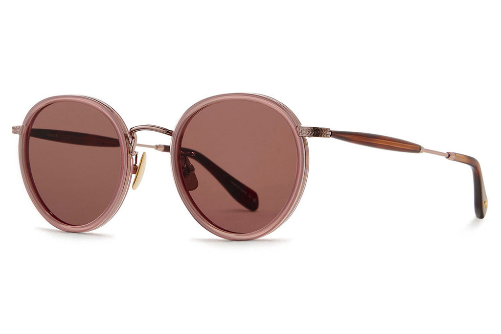 Garrett Leight - Wilson X Sunglasses Desert Rose-Copper with Semi-Flat Pure Rosewood Lenses