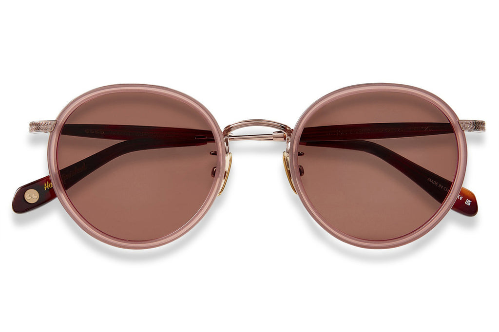 Garrett Leight - Wilson X Sunglasses Desert Rose-Copper with Semi-Flat Pure Rosewood Lenses