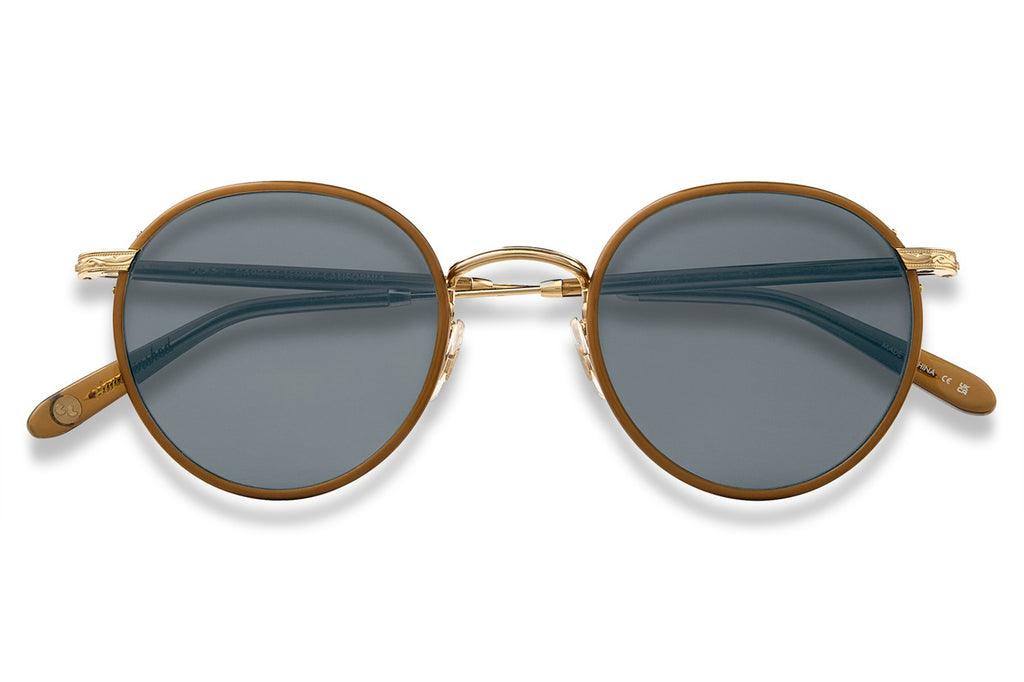 Garrett Leight - Wilson Sunglasses Caramel-Gold with Semi-Flat Pure G15 Lenses