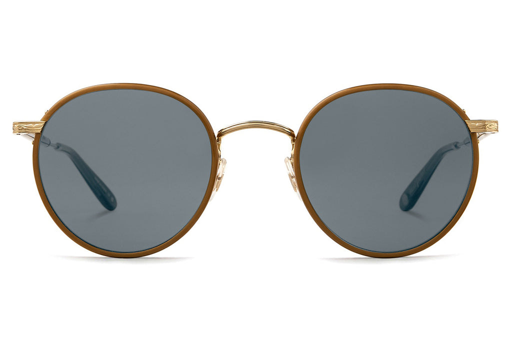 Garrett Leight - Wilson Sunglasses Caramel-Gold with Semi-Flat Pure G15 Lenses