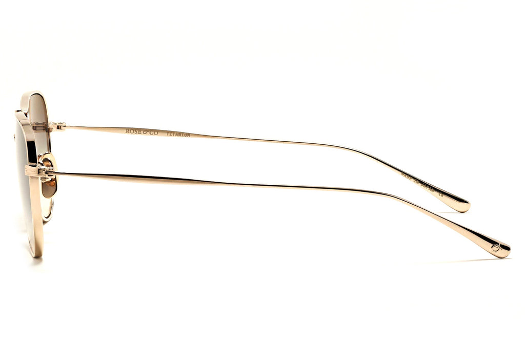 Rose & Co - T1 Sunglasses Gold with Sabal Lenses