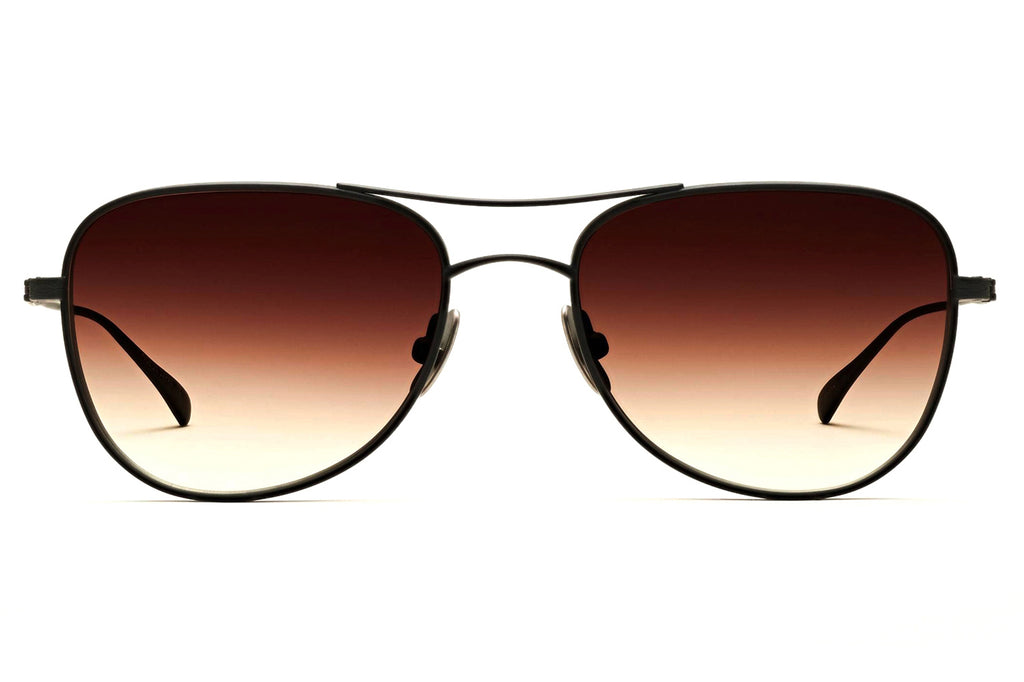 Rose & Co - T1 Sunglasses Jet Black with Beech Gradient Lenses