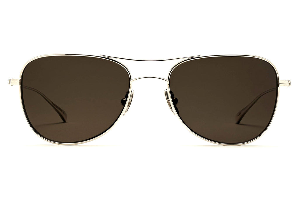 Rose & Co - T1 Sunglasses Silver with Raven ZZ Polarized Lenses