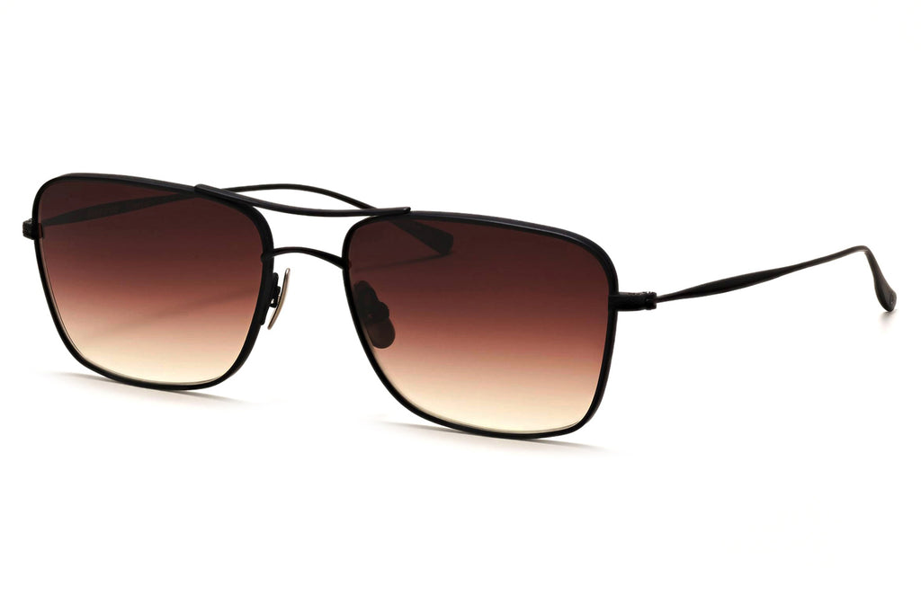 Rose & Co - T2 Sunglasses Jet Black with Beech Gradient Lenses