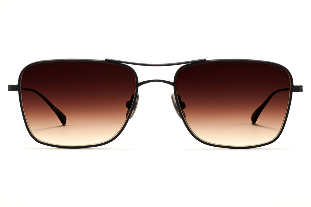 Rose & Co - T2 Sunglasses Jet Black with Beech Gradient Lenses