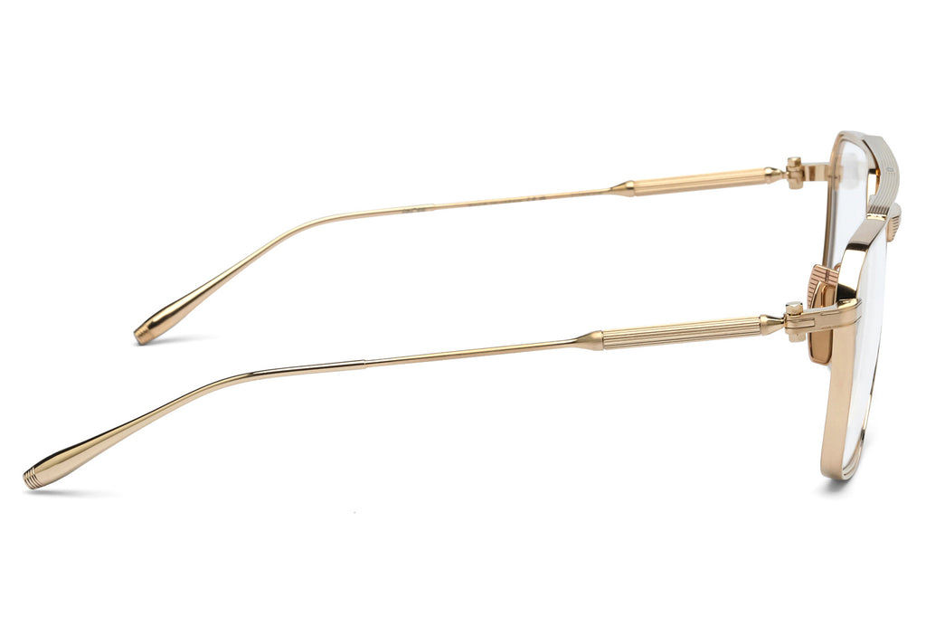 Akoni - Telesto Eyeglasses Brushed 12k Gold & Shiny 12k Gold