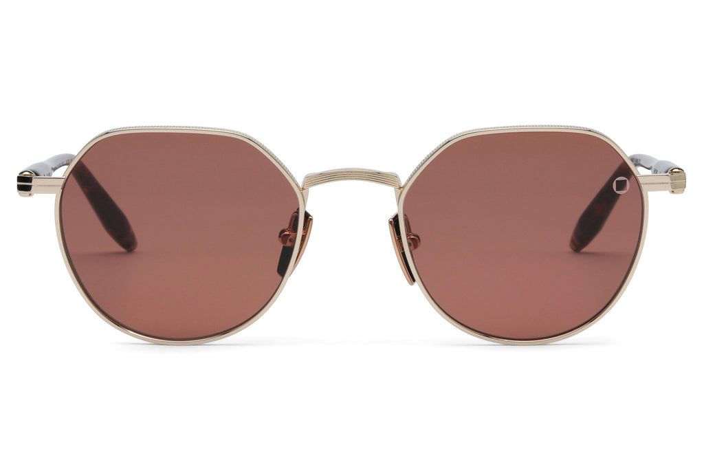 Akoni - Themis Sunglasses 12k Gold & Havana with Brandy Lenses