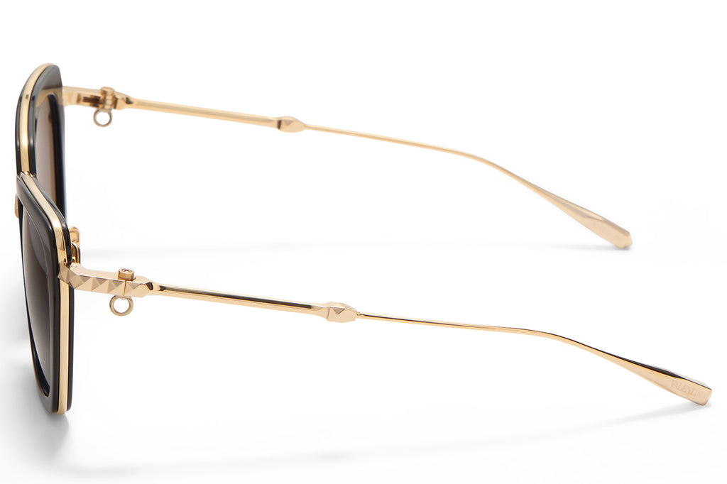 Valentino® Eyewear - V-Daydream II Sunglasses Black & V-Light Gold with Smoke Grey Lenses