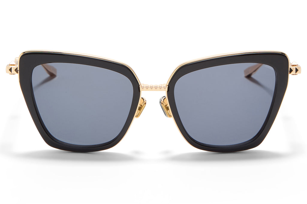 Valentino® Eyewear - V-Daydream II Sunglasses Black & V-Light Gold with Smoke Grey Lenses