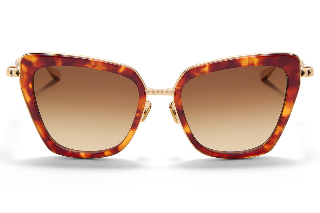 Valentino® Eyewear - V-Daydream II Sunglasses Honey Havana & V-Light Gold with Brown Gradient Lenses