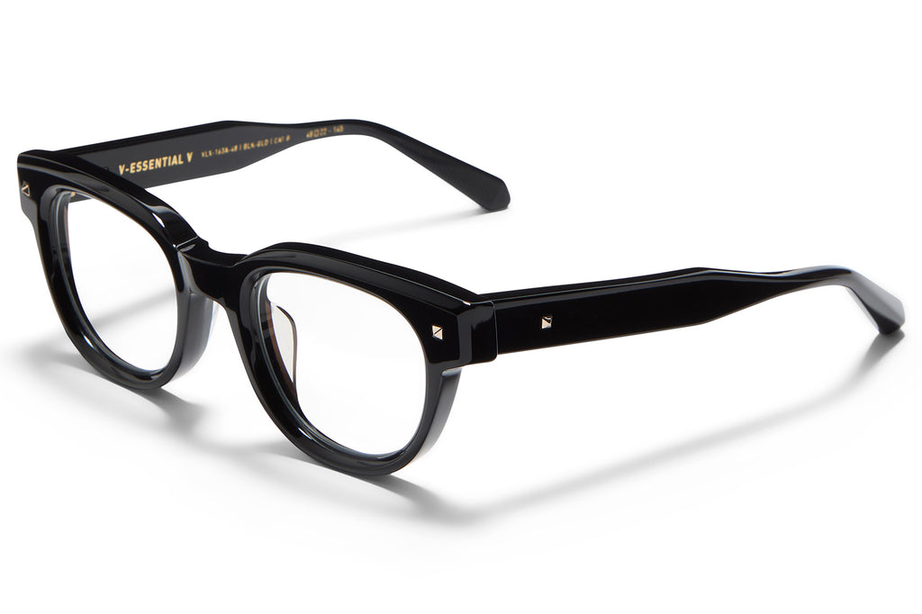 Valentino® Eyewear - V-Essential V Eyeglasses Black with V-Light Gold