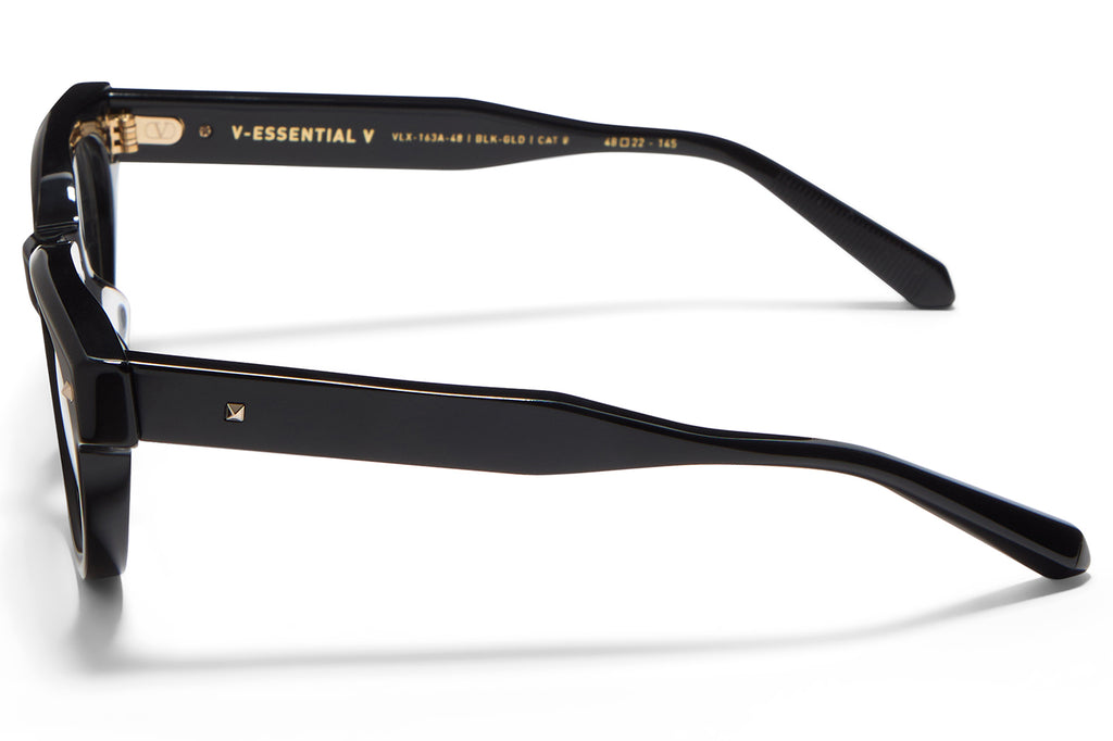 Valentino® Eyewear - V-Essential V Eyeglasses Black with V-Light Gold