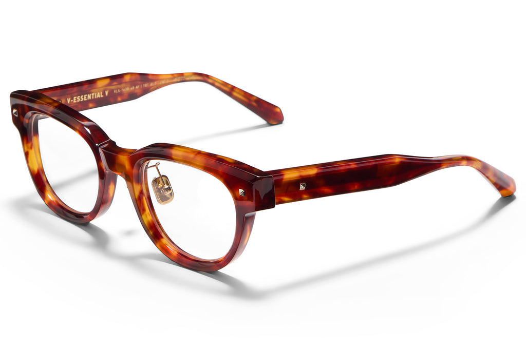 Valentino® Eyewear - V-Essential V Eyeglasses Honey Tortoise with V-Light Gold