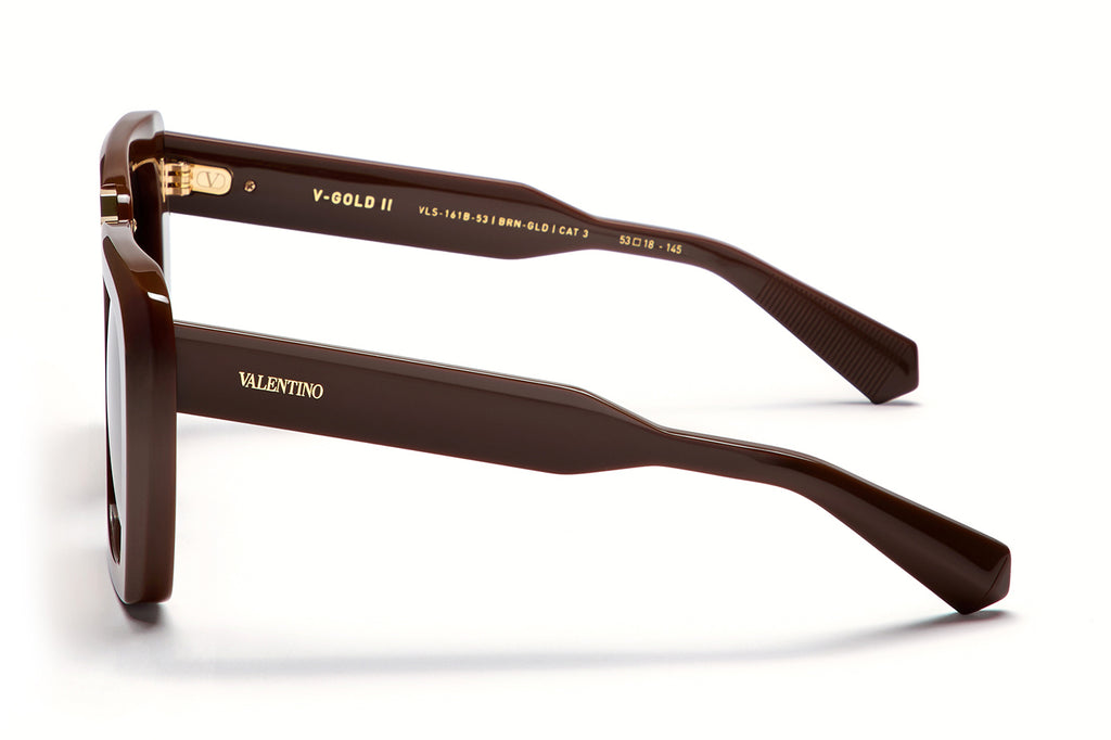 Valentino® Eyewear - V-Gold II Sunglasses Fondant Brown & V-Light Gold with Brown Gradient Lenses