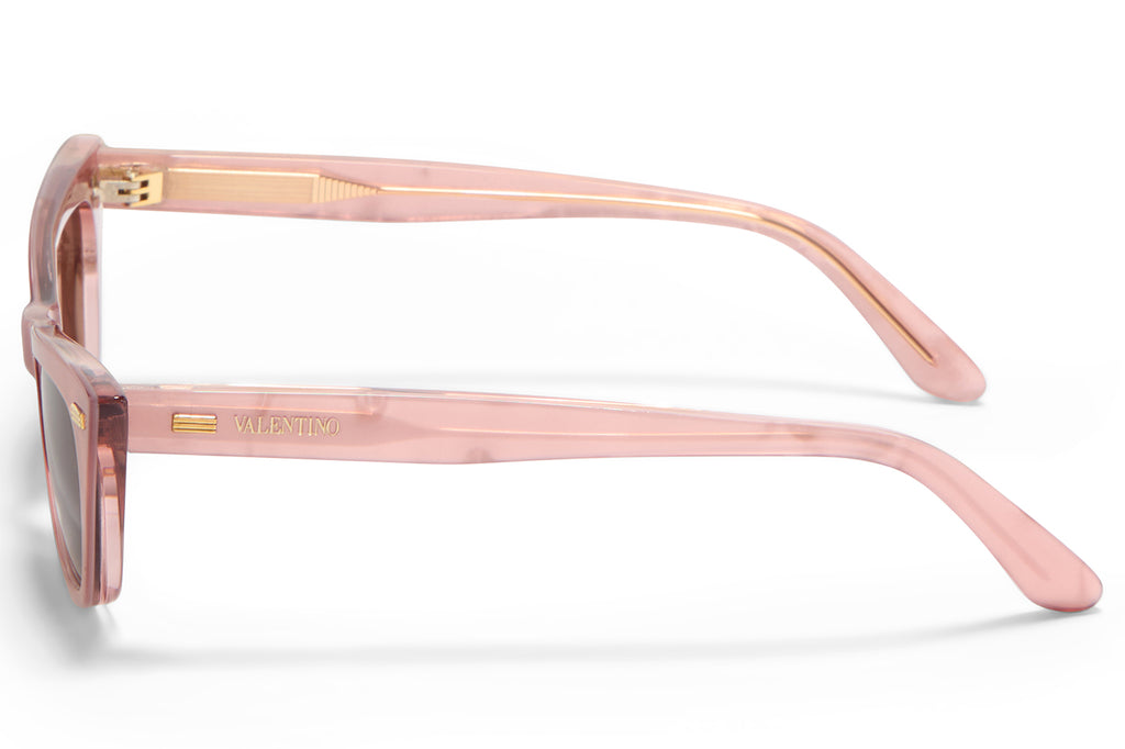 Valentino® Eyewear - VLS-176 Sunglasses Pink Pearl & V-Light Gold with Brown Lenses