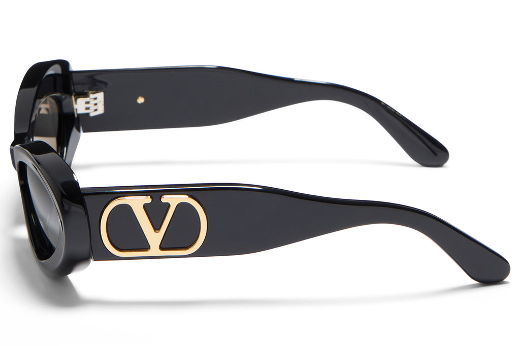 Valentino® Eyewear - VLS-178 Sunglasses Black & V-Light Gold with Smoke Grey Lenses