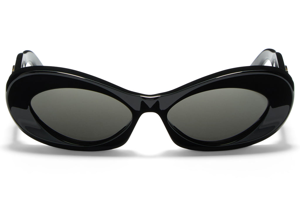 Valentino® Eyewear - VLS-178 Sunglasses Black & V-Light Gold with Smoke Grey Lenses