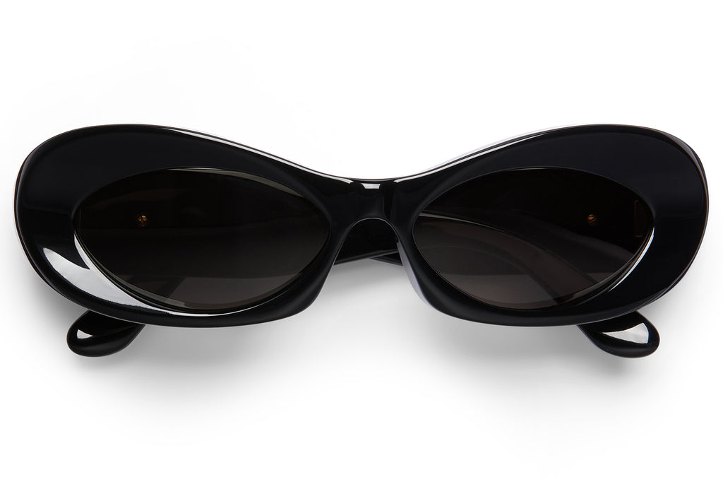 Valentino® Eyewear - VLS-178 Sunglasses Black & V-Light Gold with Smoke Grey Lenses