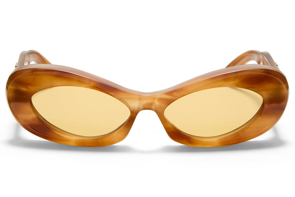 Valentino® Eyewear - VLS-178 Sunglasses Light Havana & V-Light Gold with Amber Lenses