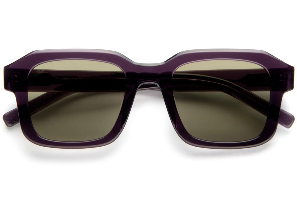 AKILA® Eyewear - Vera Sunglasses Purple w/ Green Lenses