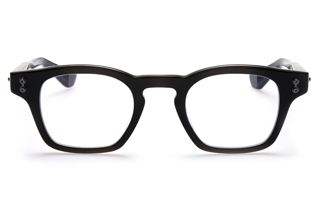 Akoni - Wise-Two Eyeglasses Crystal Black & Black Iron