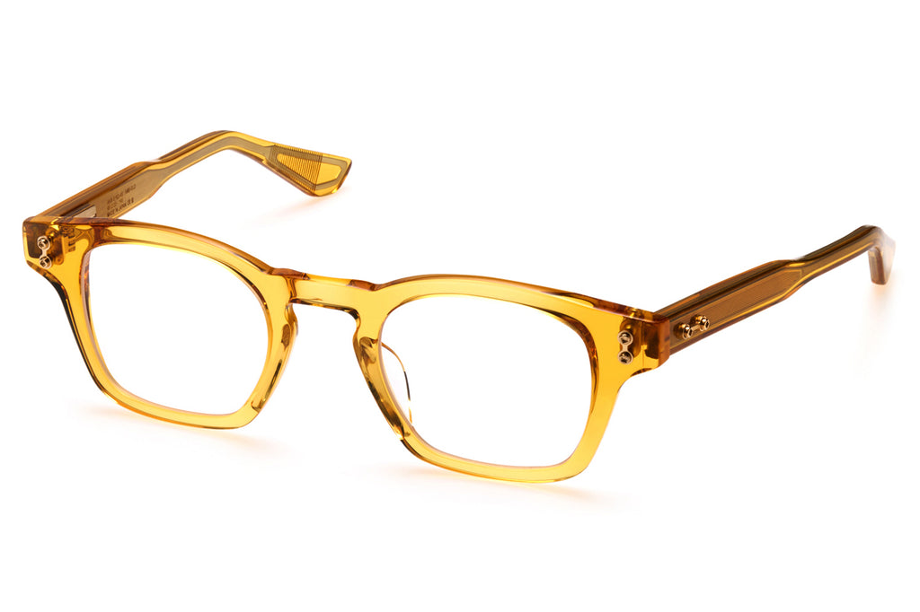 Akoni - Wise-Two Eyeglasses Crystal Amber & Brushed 12k Gold