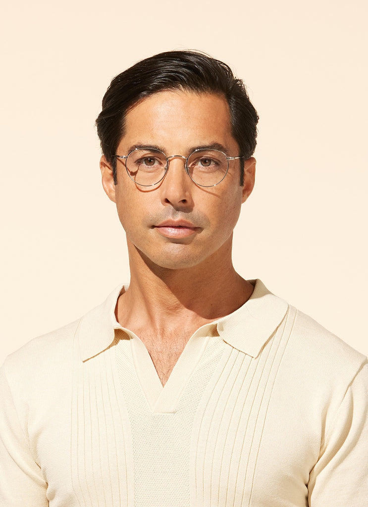 Garrett Leight - Wilson T Eyeglasses Brilliant Silver