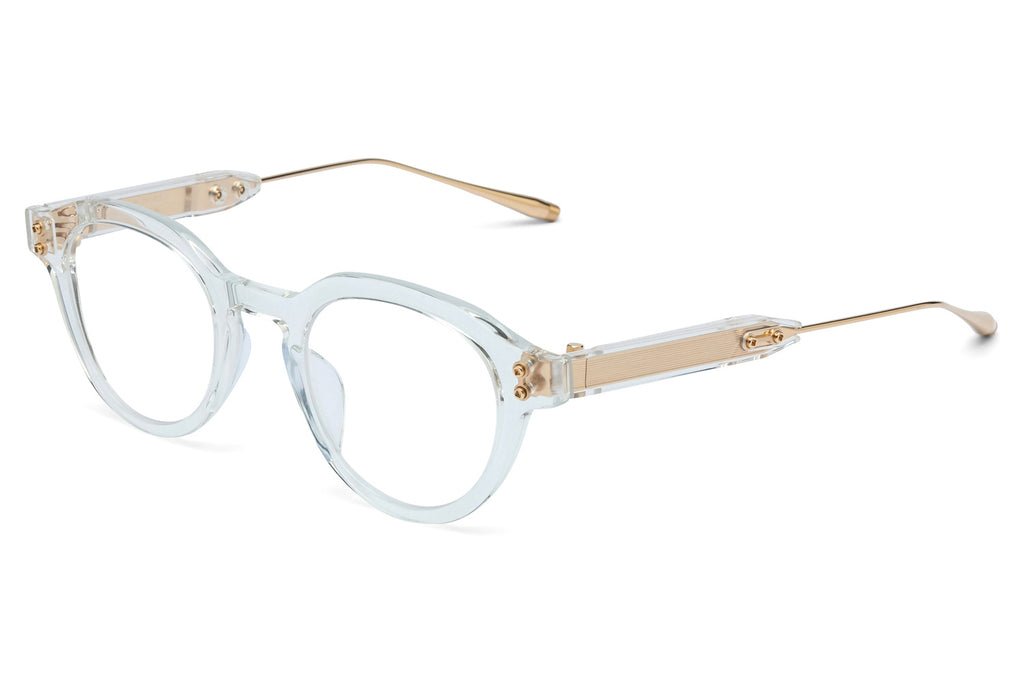 Akoni - Wise Three Eyeglasses Crystal Clear & 12k Gold