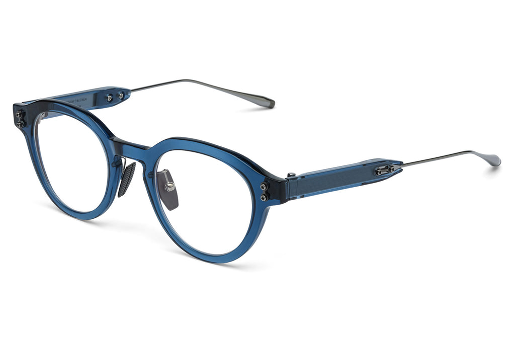 Akoni - Wise Three Eyeglasses Crystal Blue & Black Palladium