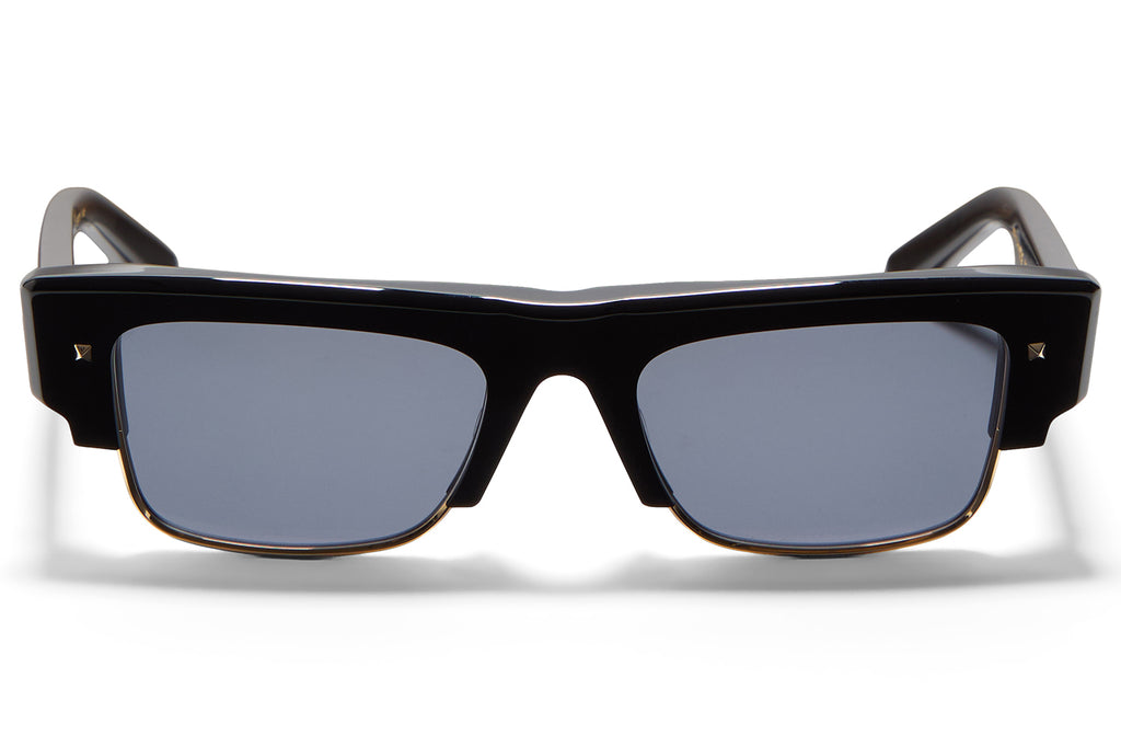 Valentino® Eyewear - XI Sunglasses Black & V-Light Gold with Smoke Grey Lenses