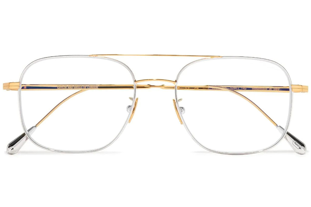 Cutler & Gross - 0003 Eyeglasses Yellow Gold 24K + Rhodium 18K