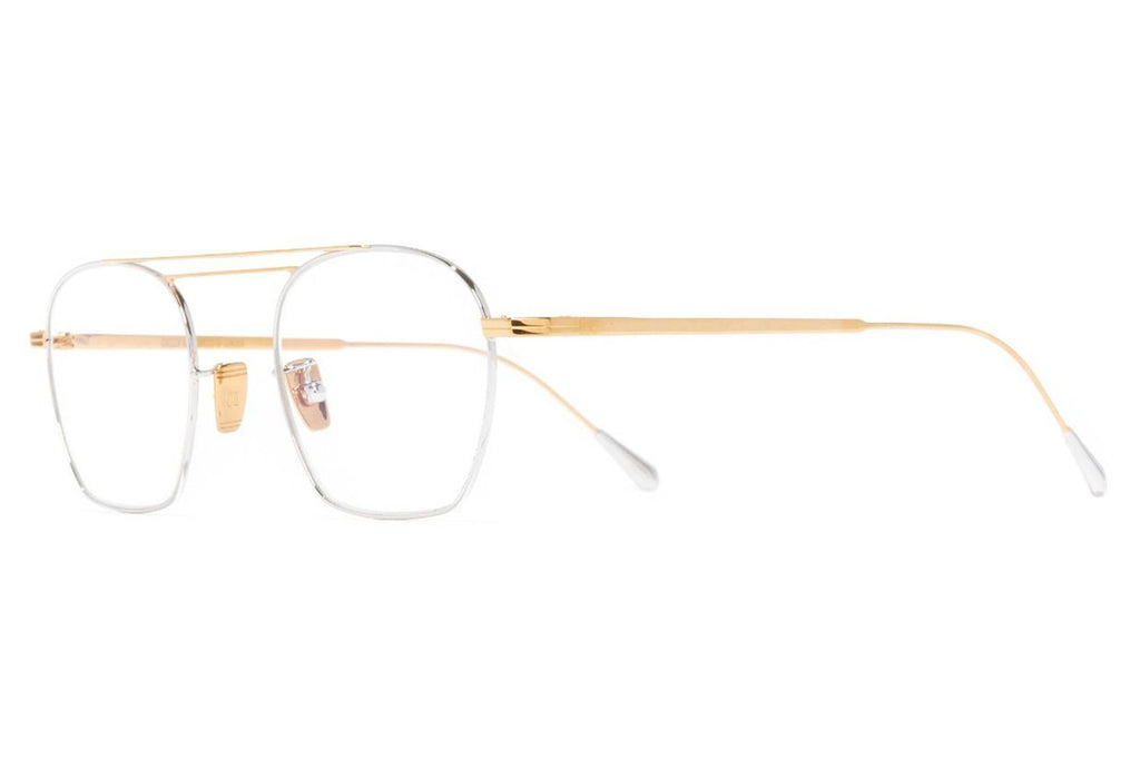 Cutler & Gross - 0004 Eyeglasses Yellow Gold 24K + Rhodium 18K