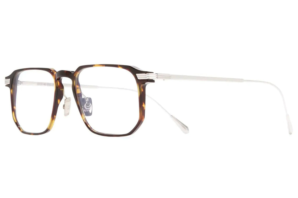 Cutler & Gross - 0007 Eyeglasses Havana on 18K Rhodium