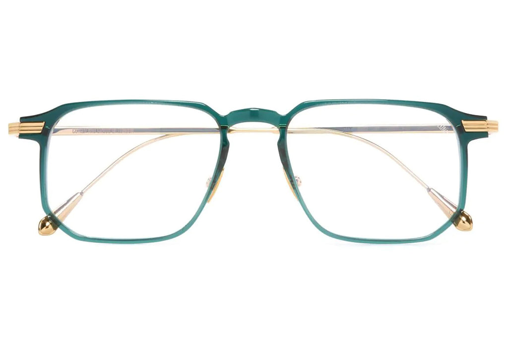 Cutler & Gross - 0007 Eyeglasses Green on 24K Yellow Gold