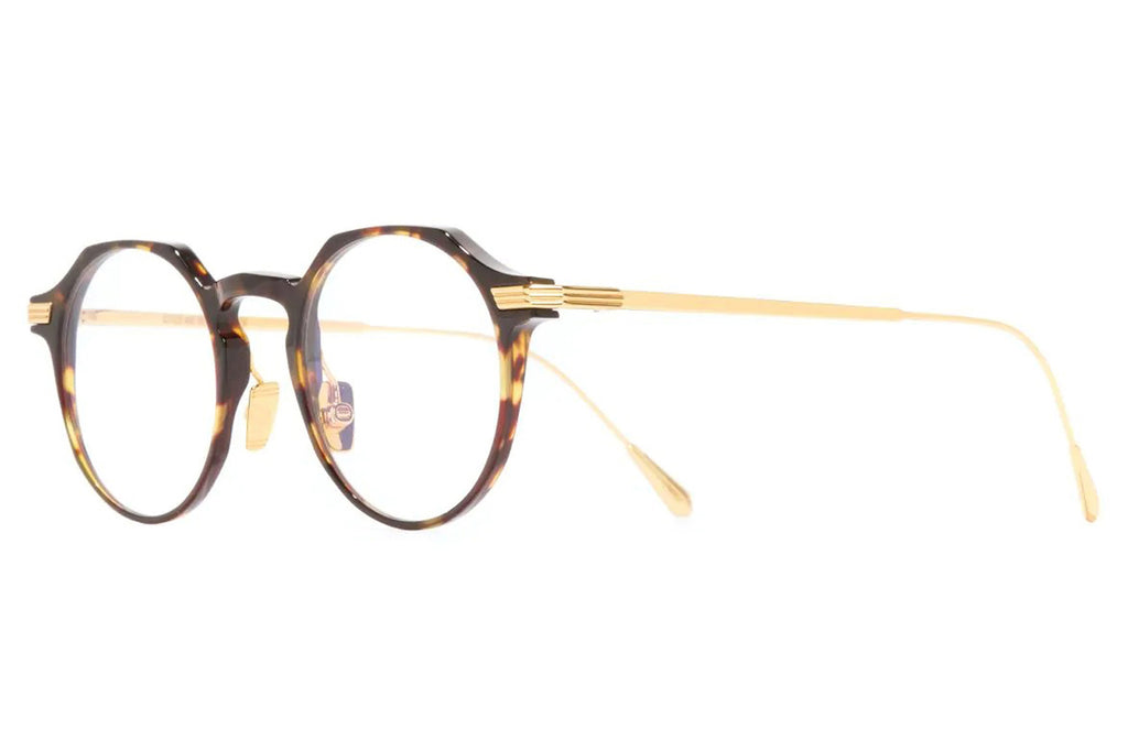 Cutler & Gross - 0008 Eyeglasses Havana on 24K Yellow Gold