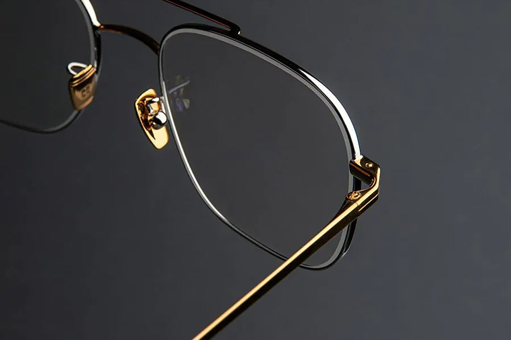 Cutler & Gross - 0003 Eyeglasses Yellow Gold 24K + Rhodium 18K