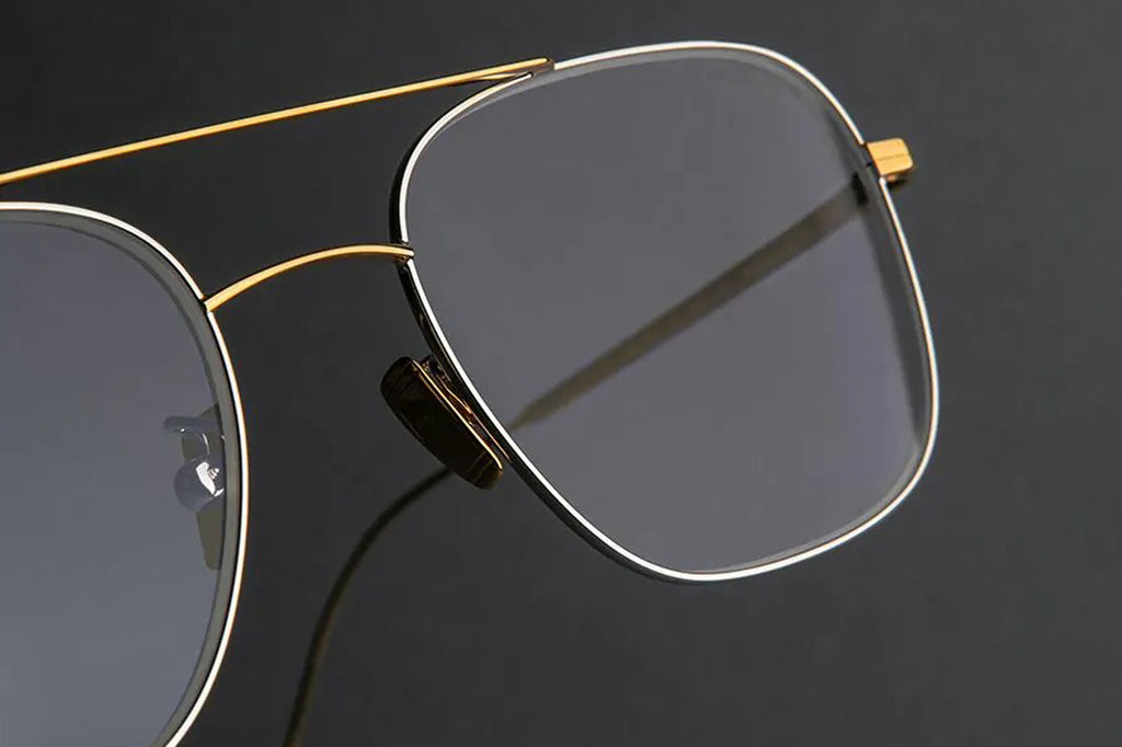 Cutler & Gross - 0003 Eyeglasses Yellow Gold 24K + Rhodium 18K