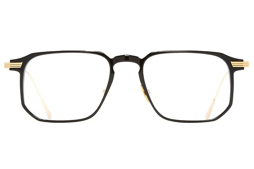 Cutler & Gross - 0007 Eyeglasses Black on 24K Yellow Gold