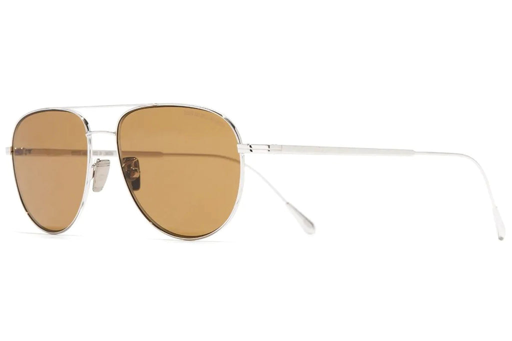 Cutler & Gross - 0002 Sunglasses White Gold Rhodium 18K