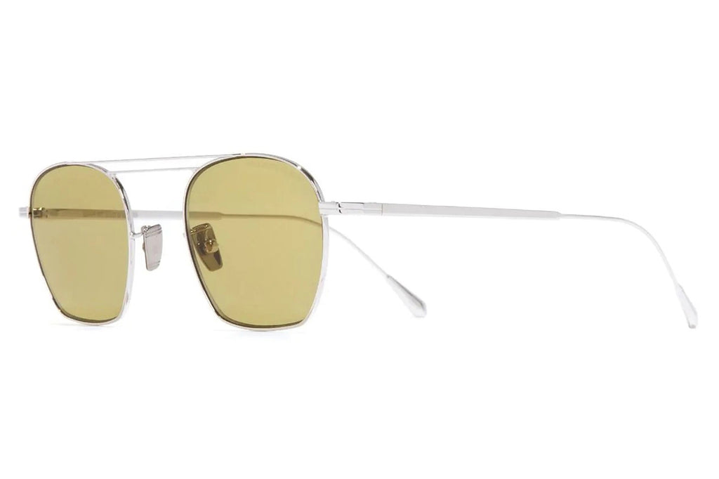 Cutler & Gross - 0004 Sunglasses White Gold Rhodium 18K