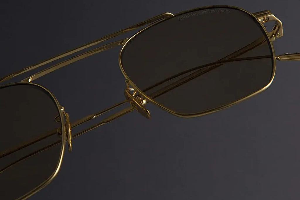 Cutler & Gross - 0004 Sunglasses Gold 18K