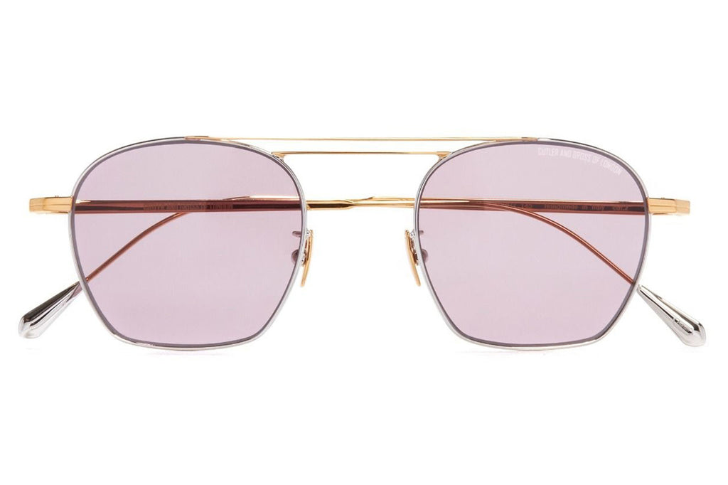 Cutler & Gross - 0004 Sunglasses Yellow Gold 24K + Rhodium 18K