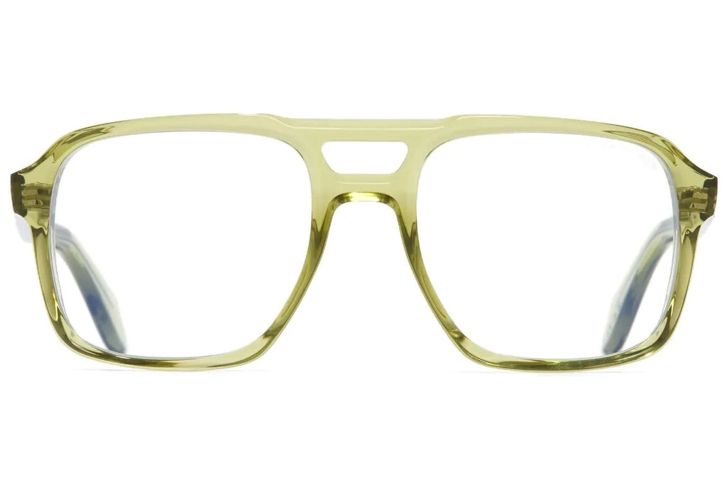 Cutler & Gross - 1394 (Small) Eyeglasses Crystal Olive Green