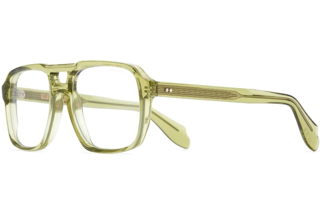 Cutler & Gross - 1394 (Small) Eyeglasses Crystal Olive Green