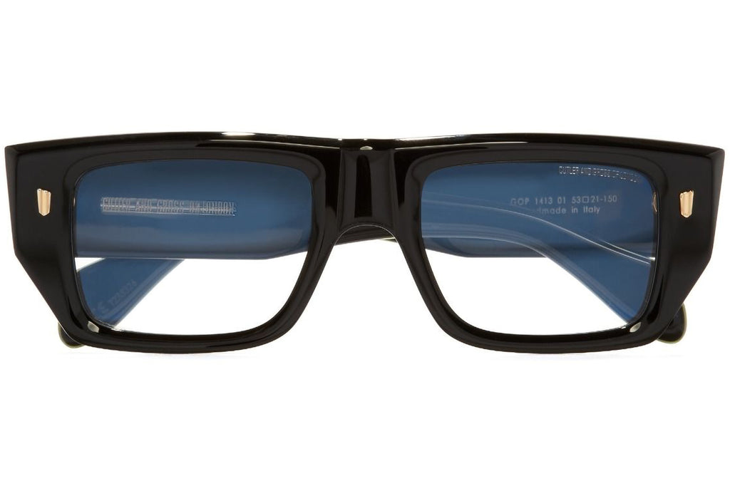 Cutler & Gross - 1413 Eyeglasses Black on Green