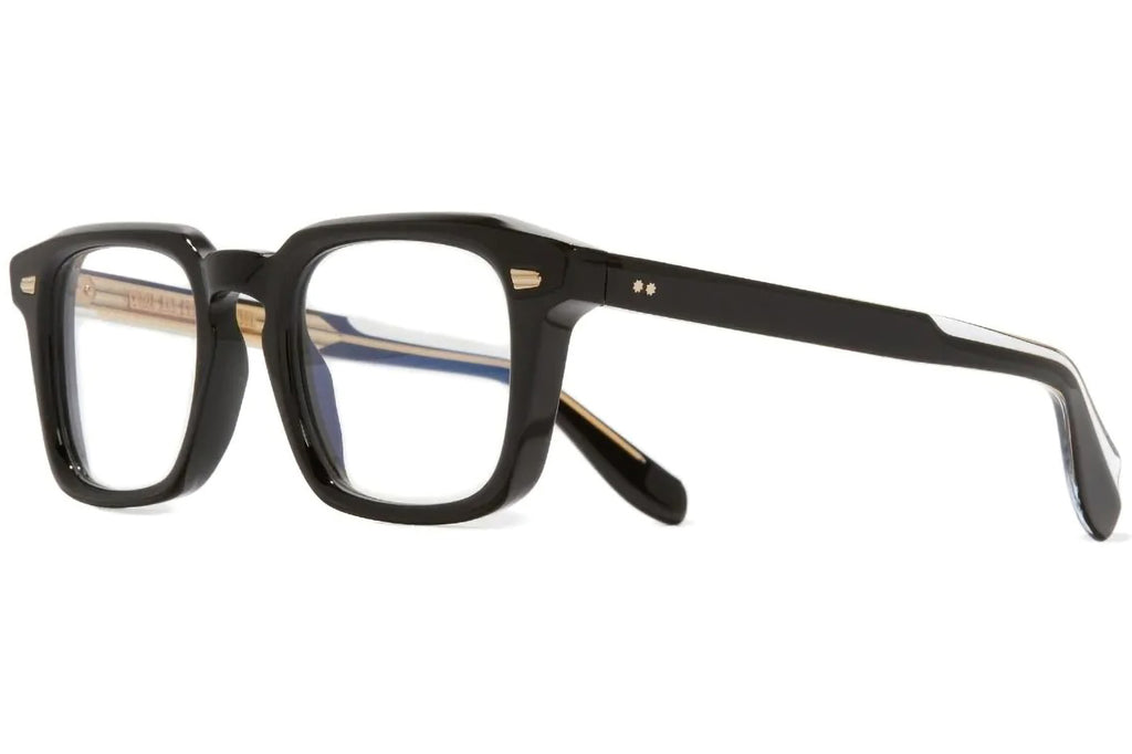 Cutler & Gross - 1416 Eyeglasses Black on Crystal